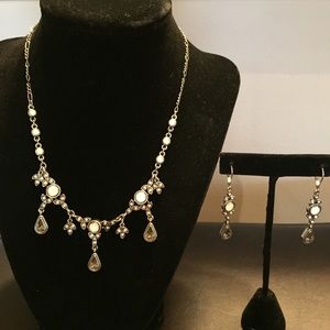 Lia Sophia Matching Earring and Necklace Set